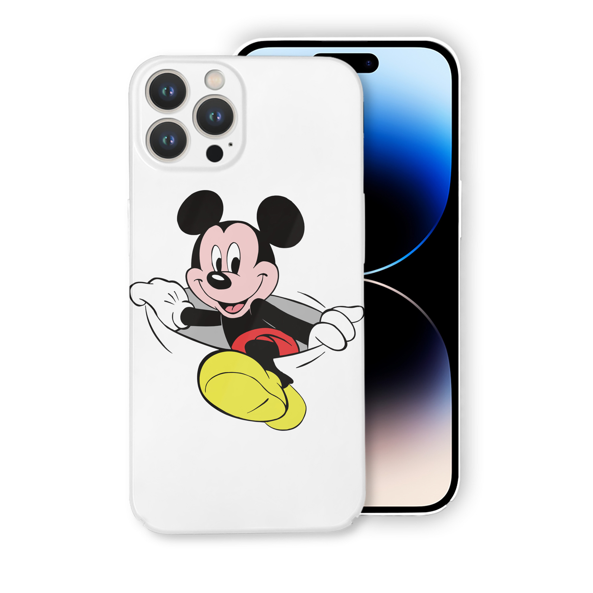 （画像用） ミッキーマウス Mickey Mouse 【iPhone 14シリーズ対応】ハードケース